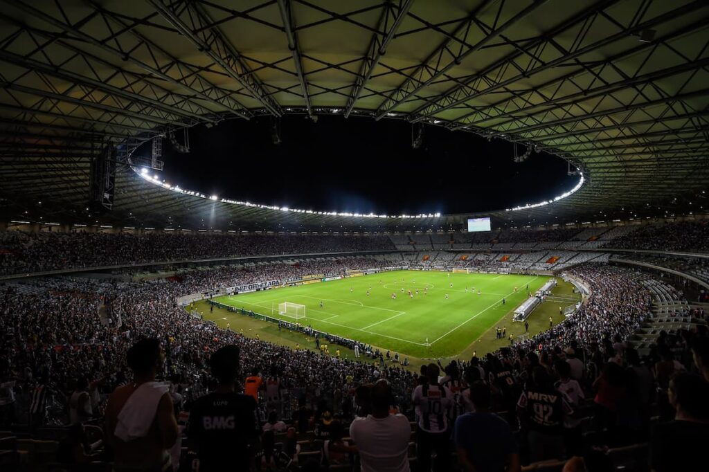 Imagem mostra o mineirao em belo horizonte