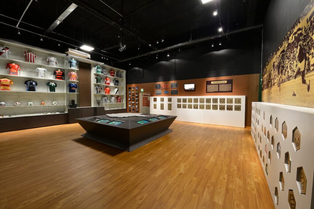 Imagem mostra o museu do futebol em belo horizonte