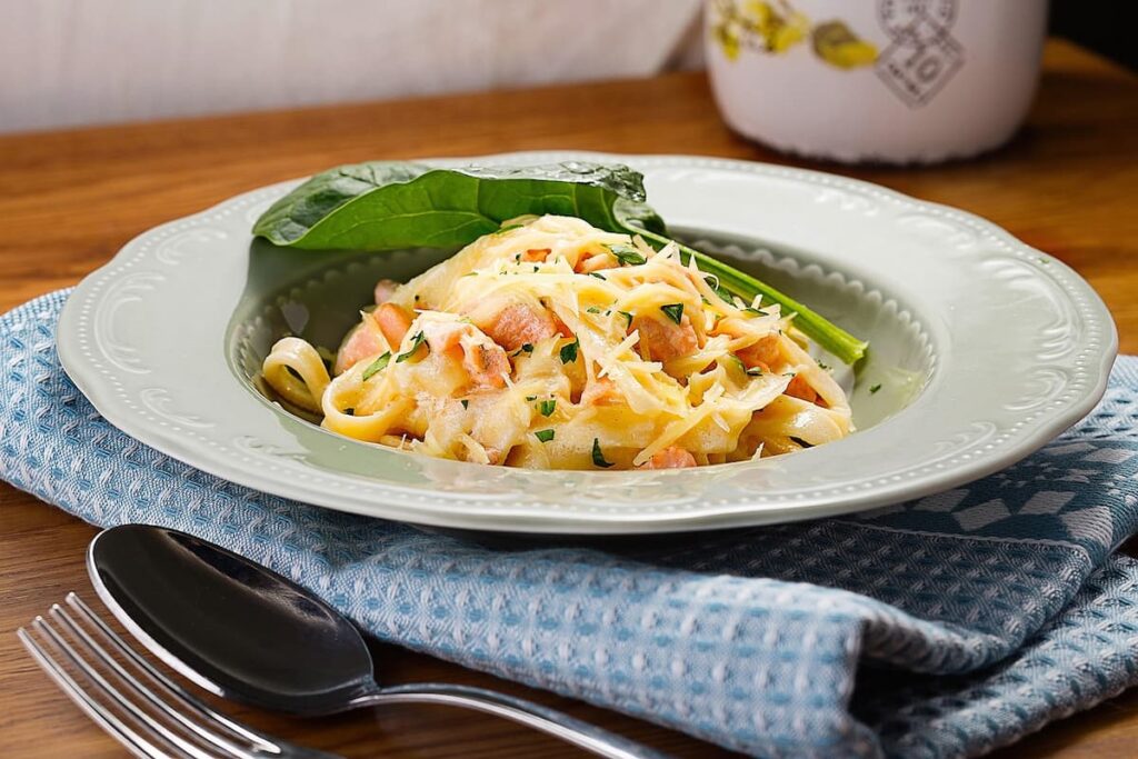 Imagem mostra uma saborosa comida italiana.